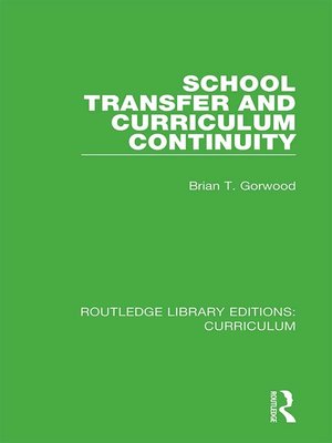 cover image of School Transfer and Curriculum Continuity